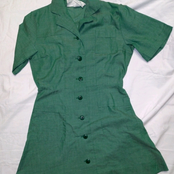 Vintage 60s-70s Girl Scout Uniform Size 6 - Picture 1 of 2